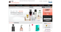 Desktop Screenshot of liderprofumo.com